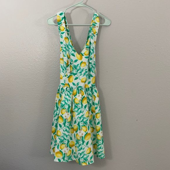 Elle Retro Lemon Dress 12